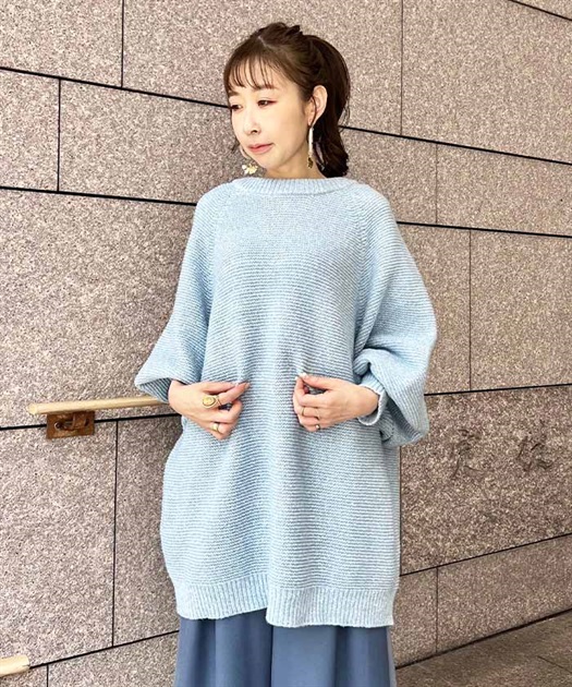 2wayメランジニット | アクシーズファム公式通販 axes femme