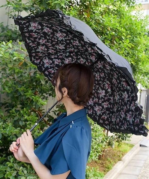 ローズブーケ柄晴雨兼用長傘 | outlet | axes femme online shop