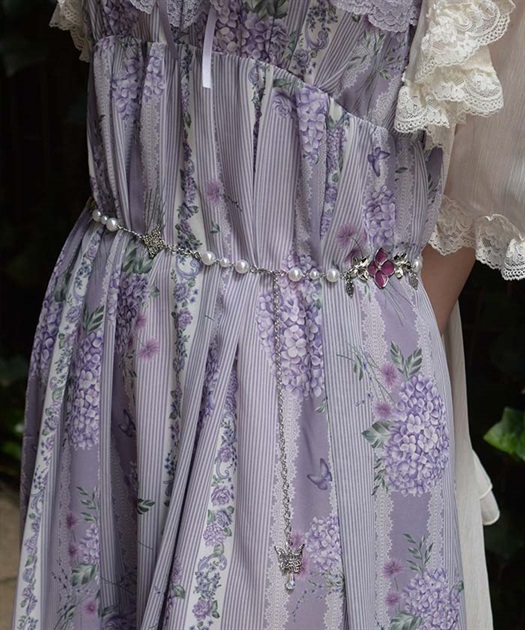 紫陽花×パールチェーンベルト | outlet | axes femme online shop 紫陽花×パールチェーンベルト | outlet | axes femme online shop