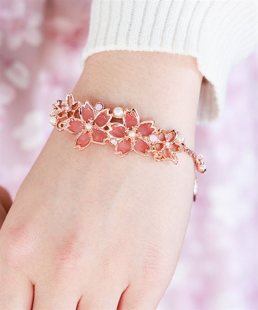 サクラ装飾ブレスレット | axes femme | axes femme online shop サクラ装飾ブレスレット | axes femme | axes femme online shop