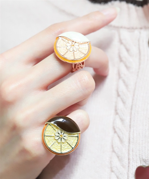 ☆Wish☆さん専用！ 五芒星　ブルーとオレンジストーンリング　セット品！ ☆Wish☆さん専用！ 五芒星 ブルーとオレンジストーンリング セット品