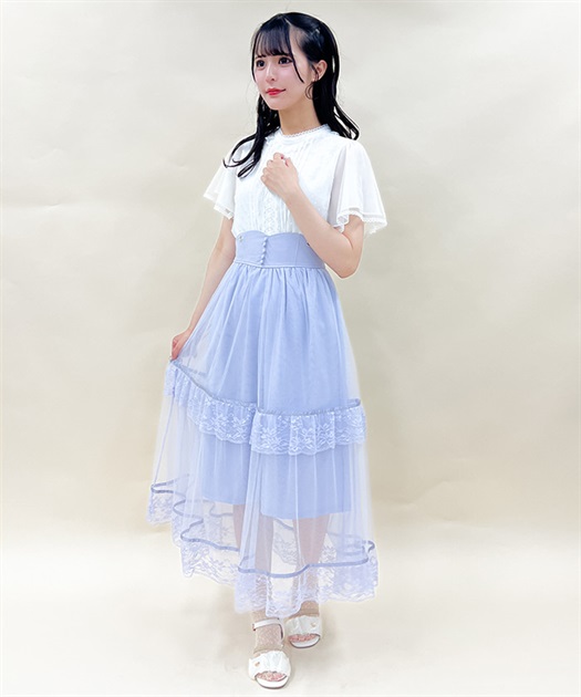 チュールフリルサス付スカート | レディース服・レディース チュールフリルサス付スカート | レディース服・レディース