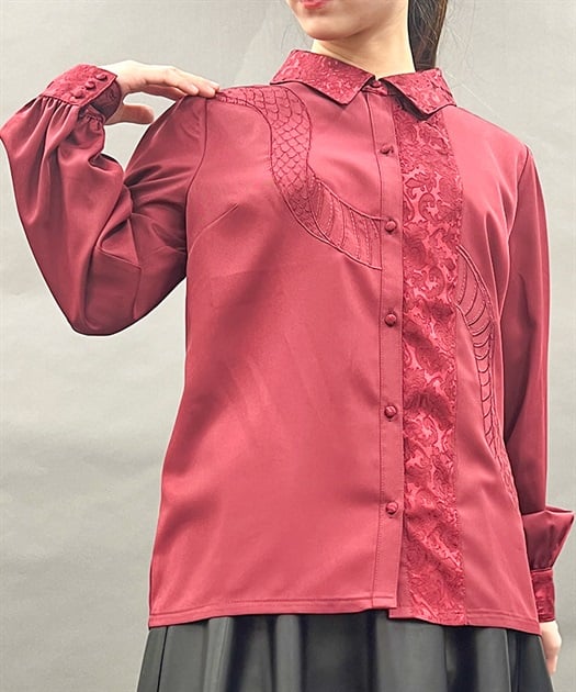 ヘビスケール刺繍ブラウス | レディース服・レディース ヘビスケール刺繍ブラウス | レディース服・レディース