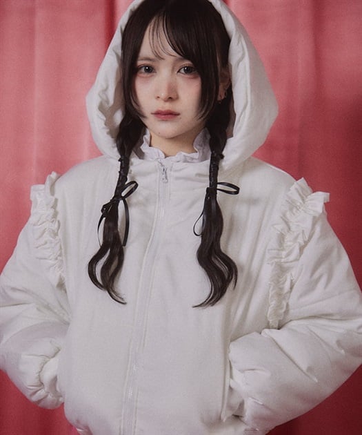ボリュームフリルショートジャケット | レディース服 ボリュームフリルショートジャケット | レディース服