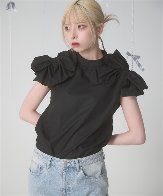 ボリュームフリルブラウス【期間限定価格】 | 衣料 | axes femme ボリュームフリルブラウス【期間限定価格】 | 衣料 | axes femme