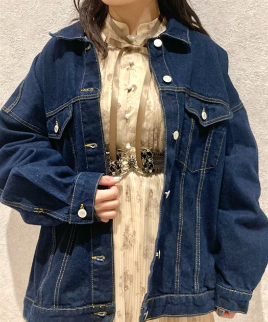 ビッグシルエットデニムジャケット | 衣料 | axes femme online shop ビッグシルエットデニムジャケット | 衣料 | axes femme online shop