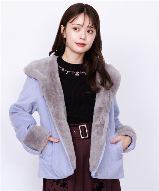ファーフードコート | outlet | axes femme online shop ファーフードコート | outlet | axes femme online shop