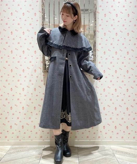 ケープ付クラシックコート | outlet | axes femme online shop