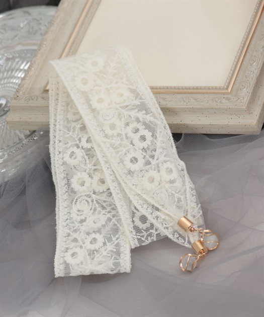 花柄チュールレースベルト | outlet | axes femme online shop 花柄チュールレースベルト | outlet | axes femme online shop
