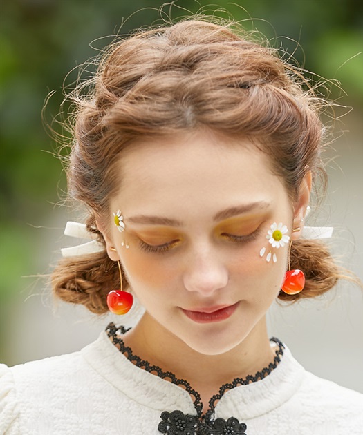 美品  チェリーモチーフピアス | axes femme | axes femme online shop アクセサリー