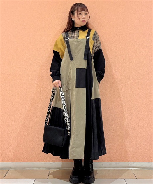 ブロッキングジャンスカ | axes femme online shop