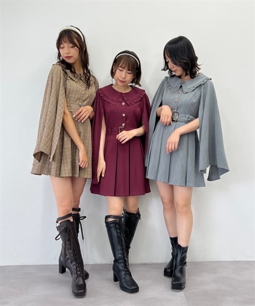 スリット袖風ノースリワンピ | POETIQUE | axes femme online shop