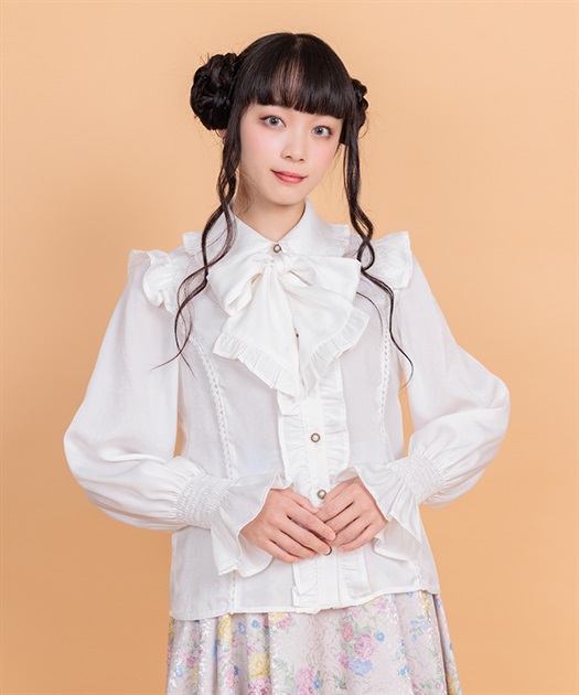 ヴィンテージサテンブラウス | outlet | axes femme online shop