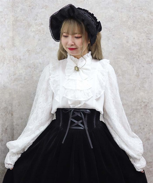 美品】Clu 米国製S トップス長袖ブラウスエムズグレイシー ルネ 美品】Clu 米国製S トップス長袖ブラウスエムズグレイシー ルネ