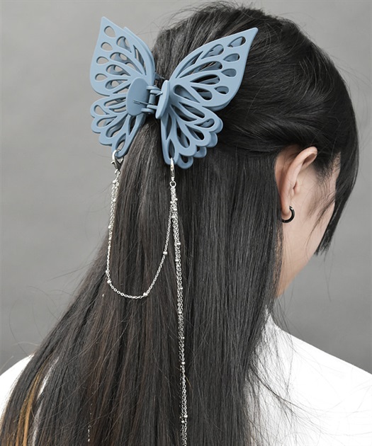 マットカラー蝶ヘアークリップ | POETIQUE | axes femme online shop マットカラー蝶ヘアークリップ | POETIQUE | axes femme online shop