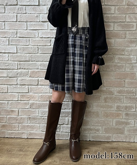 OUTLET】【Web価格】サイド釦プリーツキュロット | outlet | axes femme online shop