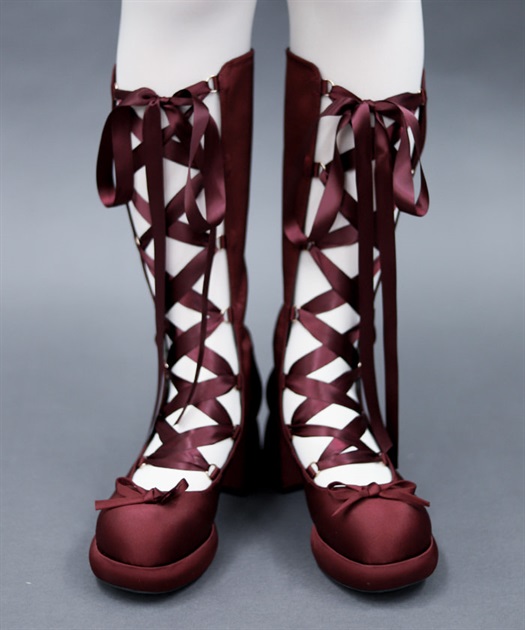レースアップサテンシューズ | POETIQUE | axes femme online shop レースアップサテンシューズ | POETIQUE | axes femme online shop