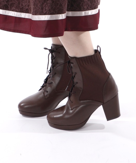 レースアップソックスブーツ | outlet | axes femme online shop