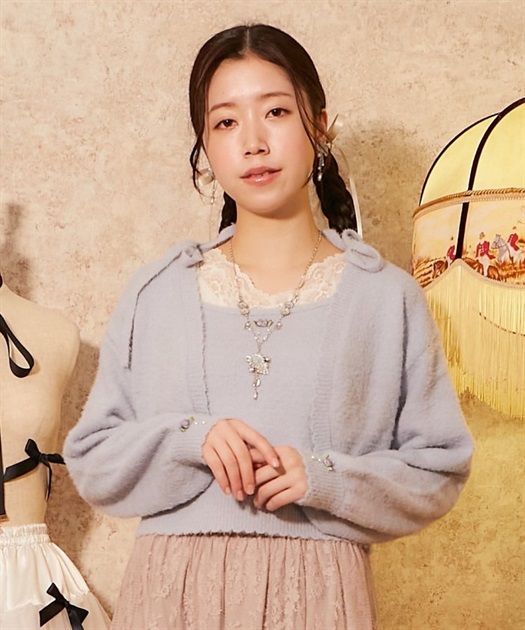 薔薇付カーデ×インナーセット | レディース服・レディース 薔薇付カーデ×インナーセット | レディース服・レディース