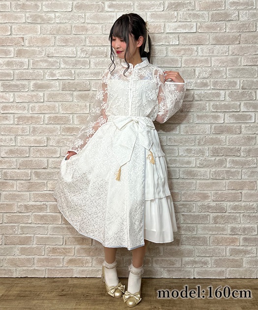 チャイナアシメスカート | kawaii | axes femme online shop