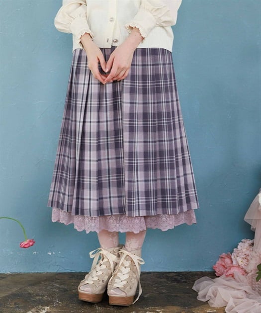 チェック柄プリーツスカート | レディース服・レディース チェック柄プリーツスカート | レディース服・レディース