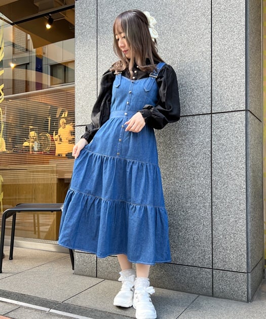 ティアードロングワンピース | outlet | axes femme online shop