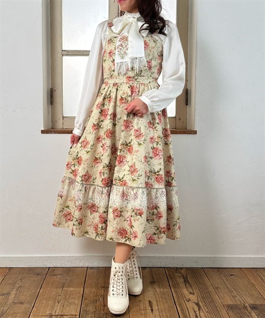 花総柄ビスチェラインジャンスカ | 衣料 | axes femme online shop 花総柄ビスチェラインジャンスカ | 衣料 | axes femme online shop