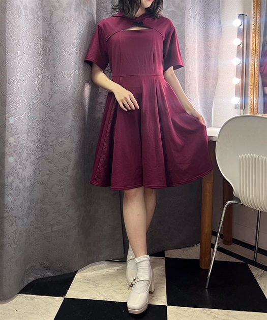 カットアウトパーカーワンピース | axes femme | axes femme online shop