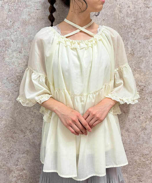 コットン風ポンチョチュニック【期間限定価格】 | outlet | axes コットン風ポンチョチュニック【期間限定価格】 | outlet | axes