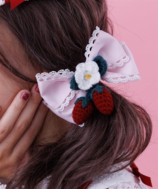 いちごリボンクリップセット【ランク限定Web先行販売】 | axes femme