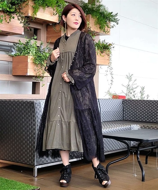 総レースフレアーガウン | outlet | axes femme online shop 総レースフレアーガウン | outlet | axes femme online shop