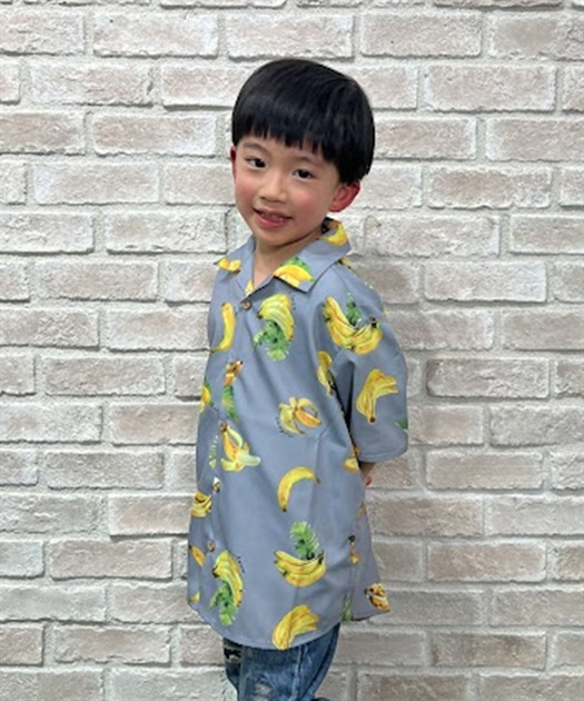キッズ/バナナプリントアロハ【WEB限定価格】 | レディース服 キッズ/バナナプリントアロハ【WEB限定価格】 | レディース服
