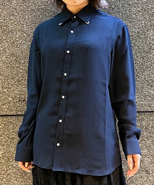 カラーチップ&ローズ釦シャツ【期間限定価格】 | outlet | axes カラーチップ&ローズ釦シャツ【期間限定価格】 | outlet | axes