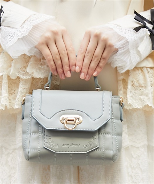 ダブルステッチキルトバッグ | outlet | axes femme online shop ダブルステッチキルトバッグ | outlet | axes femme online shop