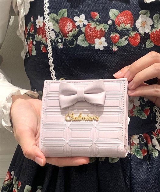 チョコレート二つ折り財布 | Chalmiere | axes femme onlineshop
