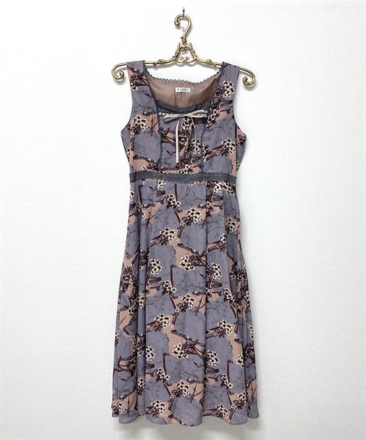 ヴィンテージマップ柄ワンピ | vintage|axesfemme online shop