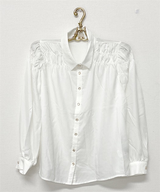 ドットドビーシャーリングブラウス | vintage｜axesfemme online shop