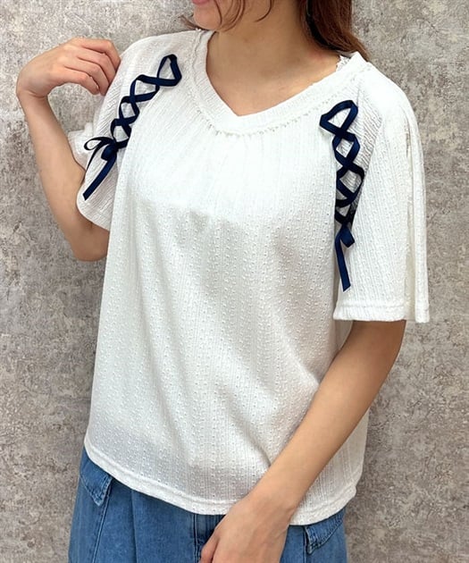 レースアッププルオーバー | outlet | axes femme online shop レースアッププルオーバー | outlet | axes femme online shop