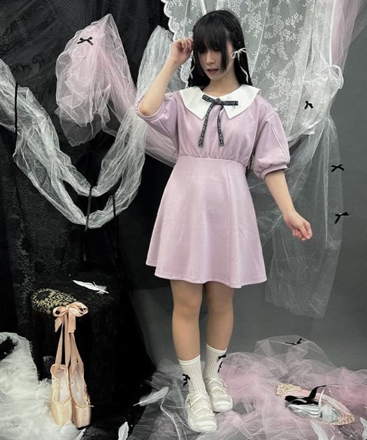 セーラーカラーカットワンピース【期間限定価格】 | POETIQUE セーラーカラーカットワンピース【期間限定価格】 | POETIQUE