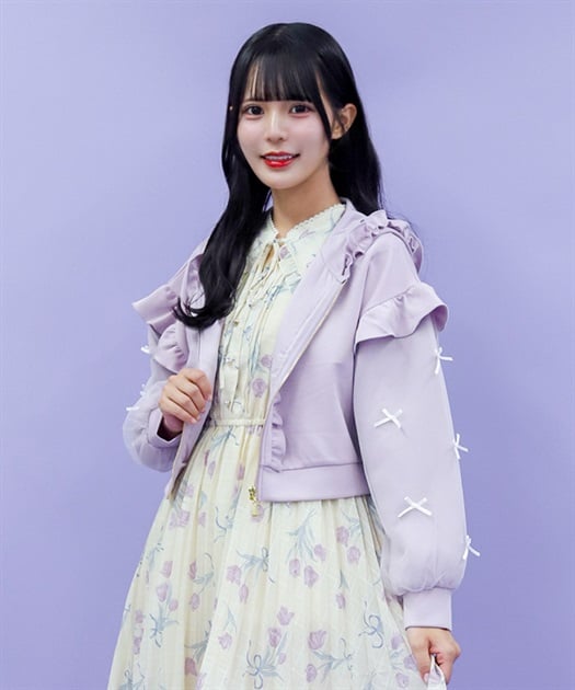 メニーリボンフリルパーカー | レディース服・レディース