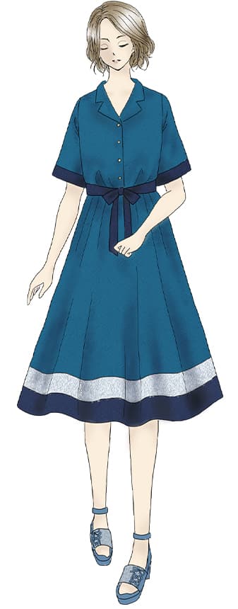 立体感のあるメリハリボディ