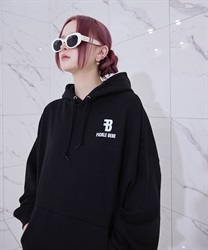 ＦＢロゴユニセックスフーディ(黒-F)