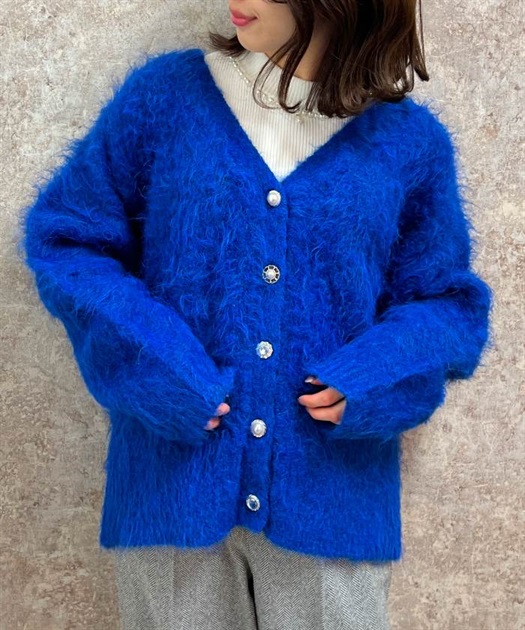 ふんわりフェザーニットカーディガン | outlet | axes femme ふんわりフェザーニットカーディガン | outlet | axes femme