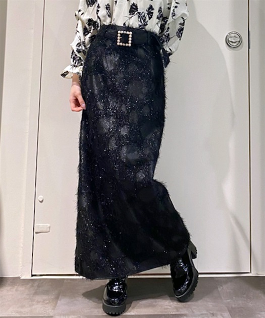 ラメフェザータイトスカート | outlet | axes femme online shop ラメフェザータイトスカート | outlet | axes femme online shop