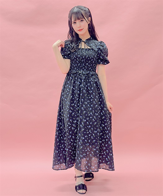花柄半袖ワンピース | outlet | axes femme online shop 花柄半袖ワンピース | outlet | axes femme online shop