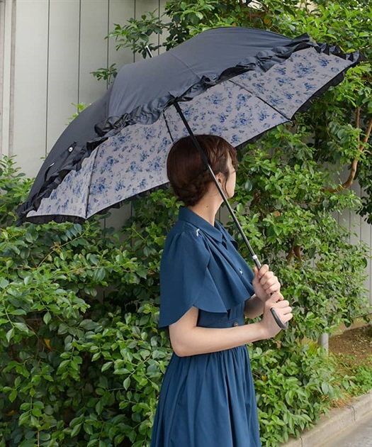 ローズブーケ柄晴雨兼用長傘【期間限定価格】 | レディース服 ローズブーケ柄晴雨兼用長傘【期間限定価格】 | レディース服