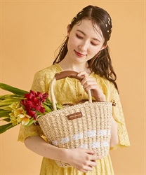 ペーパー×レースかごバッグ | outlet | axes femme online shop