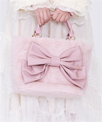 リボンデザインファーバッグ | outlet | axes femme online shop リボンデザインファーバッグ | outlet | axes femme online shop