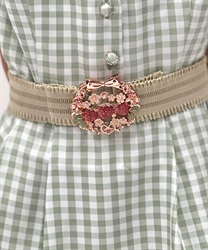 リボンベリーゴムベルト(ピンク-F)