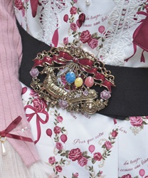 アミュザンパレードゴムベルト(ゴールド-F)